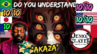 THIS WAS HEAT 🔥  Kokushibo sermonize to Akaza in different languages REACTION  Demon Slayer [upl. by Post]