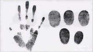 BabyRice Tutorial  How to make Adult Handprints and Fingerprints using Inkless Wipes and Cards [upl. by Hilario]