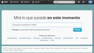 Buscar mensajes en Twitter búsqueda simple  Tutorial [upl. by Hamforrd126]