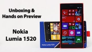 Nokia Lumia 1520 Unboxing amp Hands on Preview [upl. by Oneida189]