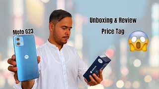 Moto G23 Box Content and Clear Review  Price tag in Pakistan 🤯 [upl. by Nahgaem]