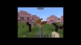 Making a phoenix in Minecraft  minecraftshorts [upl. by Ahsatam]