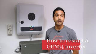 How to restart your Fronius GEN24 and GEN24 Plus with a BYD Battery AUS [upl. by Cas]