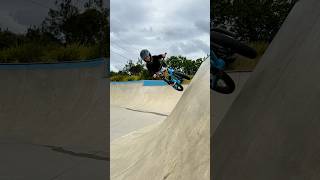 4 year old getting air at the skatepark bmx [upl. by Stace]