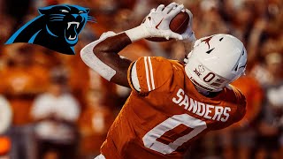 Ja’Tavion Sanders Highlights 🔥  Welcome to the Carolina Panthers [upl. by Trillby]