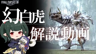 【 FF14  幻解説 】マクロ有 幻白虎予習動画 The Jade Stoa Unreal Guide【 ぬけまる 】 [upl. by Arahas]