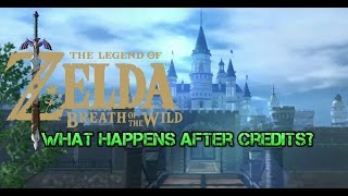 Legend Of Zelda quotBreath Of The Wildquot What Happens After The Credits [upl. by Yenobe207]