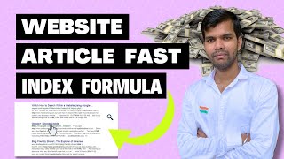 Website Article Fast Indexing Formula fastindex [upl. by Caundra778]