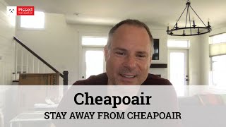 STAY AWAY FROM CHEAPOAIR Cheapoair Reviews [upl. by Aserej]