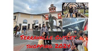 Shopping in Serravalle Outlet sale 2024 [upl. by Elfrieda]