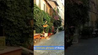 Rome Trastevere travel pasta europe travelinspiration wanderlust italy travelguide reisen [upl. by Akoyin]