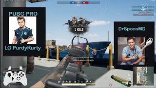 Controller on PUBG PC TDM vs PUBG PRO PurdyKurty with teammate DrSpoonMD [upl. by Naujaj]