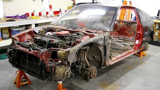 1990 Honda CRX Total Restoration to its original factory condition [upl. by Cavill]