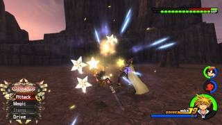 Kingdom Hearts HD 25 ReMIX Easy TerraLingering Will Trophy Neg Combo Strat [upl. by Petronia]