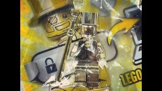 I FOUND MR GOLD unboxing video of LEGO minifigure SERIES 10 super rare [upl. by Llenwahs]