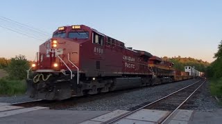 CP 8168 KCS 4873 UP 3022 at Palgrave MAY 30 2024 [upl. by Revorg254]