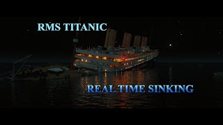 The Sinking of The RMS Titanic Real Time [upl. by Yddet]