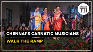 Chennai’s Carnatic musicians walk the ramp  The Hindu [upl. by Ayek]