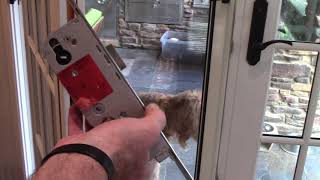 How to replace a multipoint locking mechanism on your door [upl. by Dnallor]