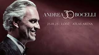 ANDREA BOCELLI wystąpi w ATLAS ARENIE w ŁODZI  25012025 [upl. by Asim]