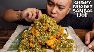 MUKBANG ASMR CHICKEN NUGGET SAMBAL IJO NASI PADANG VIRAL [upl. by Call]