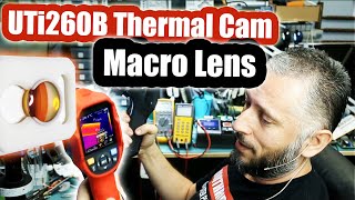 Macro Lens for UniT UTi260B Thermal Camera  Amazing Details [upl. by Clyve]