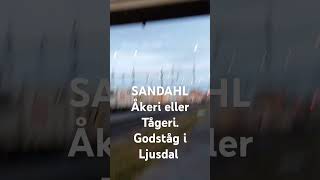 Vid Ljusdal Tågstation Sandahl hade rast Ganska långt tåg [upl. by Arrek]