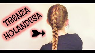 Trenza holandesa  Trenza holandesa  Dutch braid [upl. by Kora]