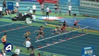 Liévin 2019  Finale 60 m haies Juniors F Aelys Gente en 850 [upl. by Procora76]