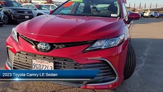 2023 Toyota Camry LE Sedan Fresno Clovis Visalia Hanford Tulare [upl. by Nahoj]