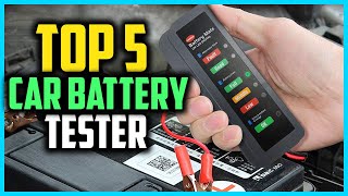 Top 5 Best Car Battery Tester of 2024 Review [upl. by Pallaton]