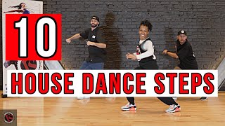 10 House Dance Steps You Should Know [upl. by Stephani]