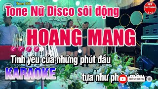 Karaoke Remix Hoang Mang Tone Nữ  New Duy Thắng [upl. by Orose]