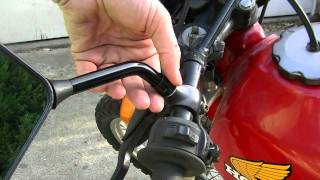 How To Replace The Mirror On A Motorcycle [upl. by Humphrey574]