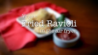 Vegan fried ravioli in the air fryer [upl. by Akeenat]