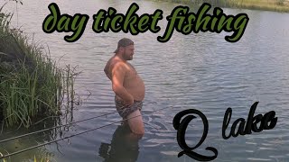 day ticket carp fishing Q lake pool bridge farm yorkshire [upl. by Jaquith]