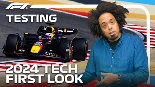 First Look At The 2024 Cars  Tech Talk  F1 PreSeason Testing [upl. by Anicnarf63]