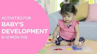 612 Months Baby Development Activities  Creative Play Ideas for 912 Month Olds  Best For Baby [upl. by Gena]