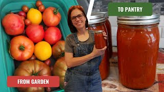 DIY Spaghetti Sauce Canning Guide  Stepbystep Recipe for Beginners [upl. by Nylloh]