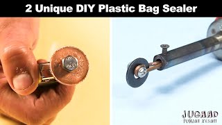 2 Unique DIY Plastic Bag Sealer [upl. by Nivlad]