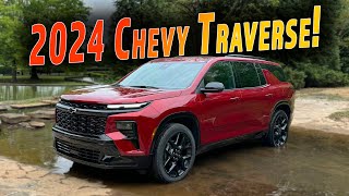 2024 Chevrolet Traverse Quick Review  The Affordable Family Hauler [upl. by Cristoforo]