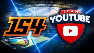 TEAM 154 VS TEAM YOUTUBE  YOUTUBEMATCHEN 2018 [upl. by Julita]