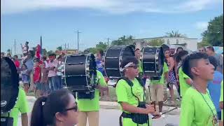 Corozal Community College marching band Corozal carnival 2022 [upl. by Ydnes]