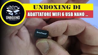 Adattatore WiFi 6 USB Nano Size  BrosTrend AX300 [upl. by Eeniffar]