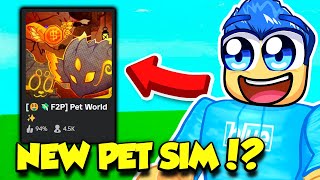 THIS NEW PET GAME COULD BE THE NEW PET SIMULATOR [upl. by Fretwell]