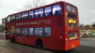 Full Ride Bus Route 104 Uxbridge  High Wycombe Carousel OxCity Scania Enviro400 223 MF10 OXF [upl. by Idner]