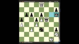 GM Hikaru Nakamura vs GM Nodirbek Abdusattorov chess shorts subscribe [upl. by Russi]