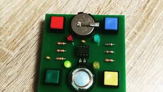 Simon Says diy electronic game [upl. by Haines]