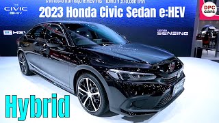 2023 Honda Civic Sedan eHEV Hybrid Revealed in Thailand [upl. by Jonell38]