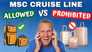 9 MSC Cruise LUGGAGE Guidelines [upl. by Moser]